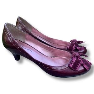 🦋 3/$25 🦋 Madden Girl Jewelz Burgundy Bow Low Heels